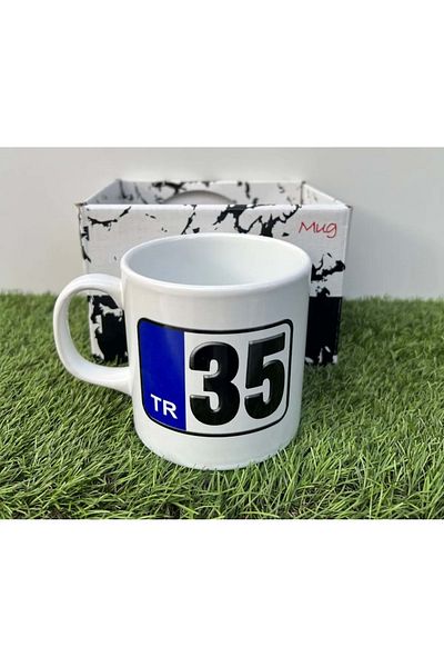 Kupa 35 Plate Izmir White Mug