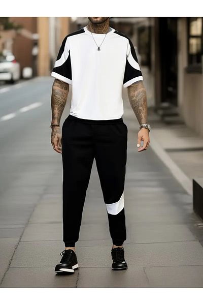 bellanova Men Summer Fashion Two Piece Set
