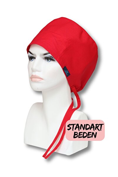 doktorbonem Standart Beden Kırmızı Tek Cerrahi Bone Doktor Hemşire Sağlıkçı H...