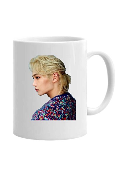 OEM Εξατομικευμένη λευκή κούπα Stray Kids Felix Kpop, INOVATIX®. 330 ml