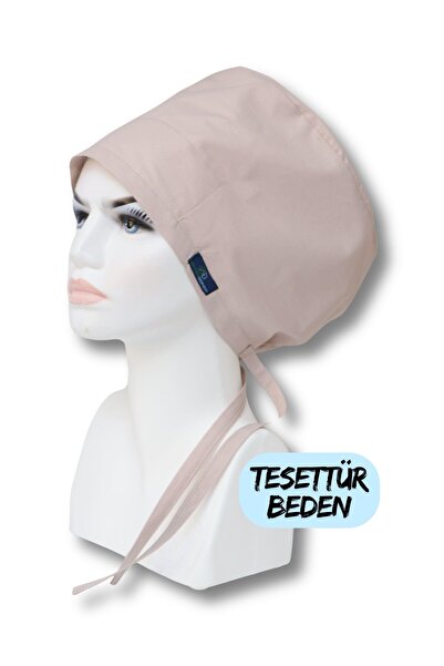 doktorbonem Χειρουργικό σκουφάκι μονόχρωμο βιζόν για χιτζάμπ, Νοσηλευτικό σκουφάκι νοσοκομείου