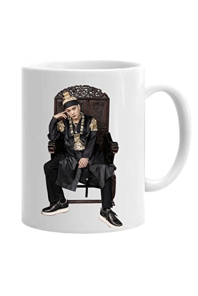 OEM Cana albă personalizată bts suga august d day, INOVATIX®. 330 ml