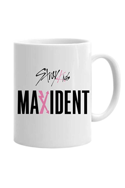 OEM Cana albă personalizată cu logo Maxident Stray Kids, INOVATIX®. 330 ml