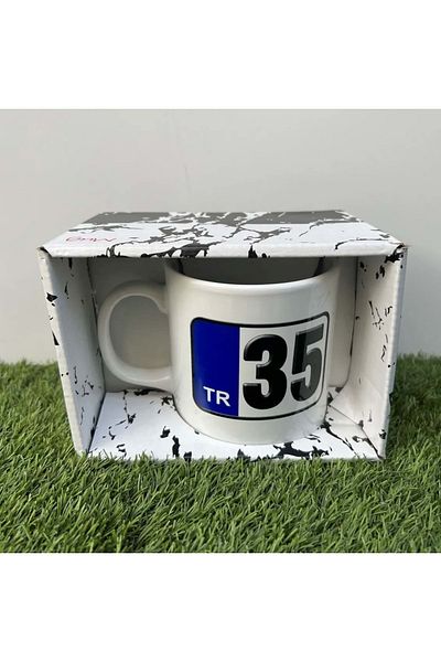 Kupa 35 Plate Izmir White Mug