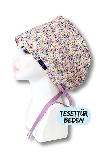 doktorbonem Tesettür Beden Sarmaşık Güller Mavi Mor Cerrahi Bone Doktor Hemşi...