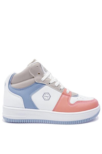 Kidx Lmb2110 Bilekli Sneaker Genç Çocuk Spor Ayakkabı Bebe Mavi Pudra Pembe
