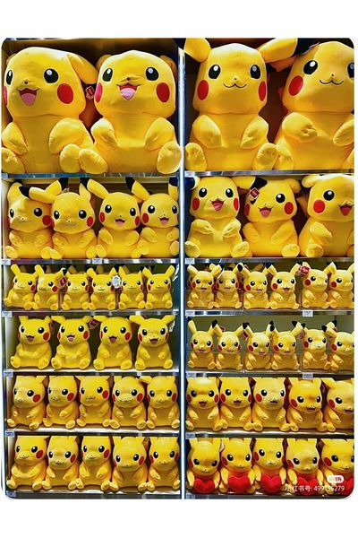 KENT Polly Toys Pikachu Plush Toy Has Soft Texture Cotton Fabric Large Size 50 cm