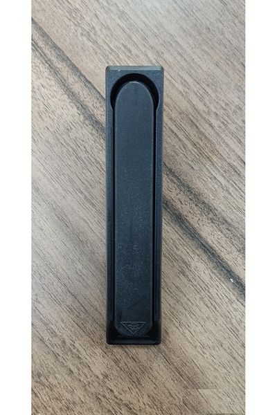 HTM Yapı Black Quality Glass Balcony Opening Handle - Push Handle (1 Piece)
