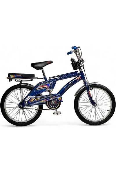 ALBADER Rambo Freestyle Bike, 20-Inch Rambo Bicycle indonesian Design, Bike With Additional Seat