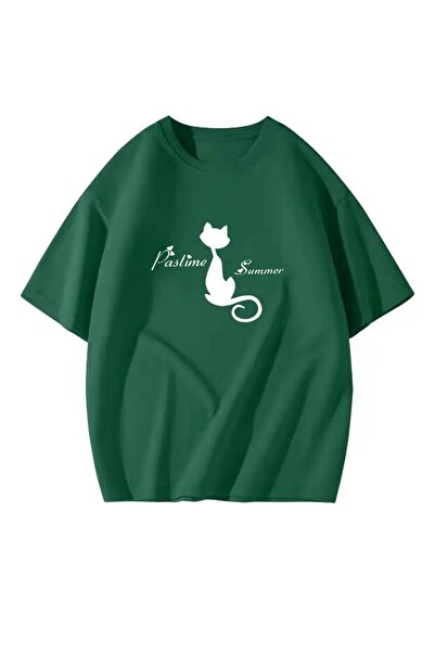 LOTS MODA Γυναικεία μπλουζάκια με στάμπα μόδας, με στρογγυλή λαιμόκοψη και κο...