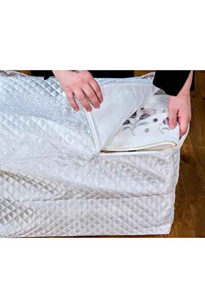 Dantelux Havlu & Kazak Hurcu (Çeyizlik Dantelli Hurç)