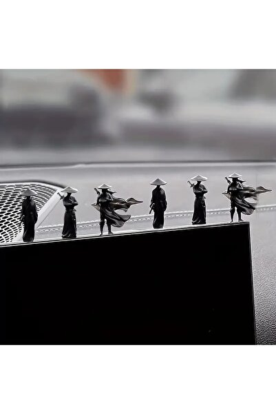 FESECRAFT 6 Adet Mini Karanlık Şövalye Figürleri Biblo Torpido Araba Aksesuar...
