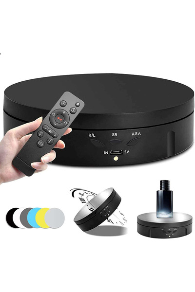 Cloody 360 Derece Hız Ayarlı Otomatik Döner Teşhir Fotoğraf Çekim Standı 146m...