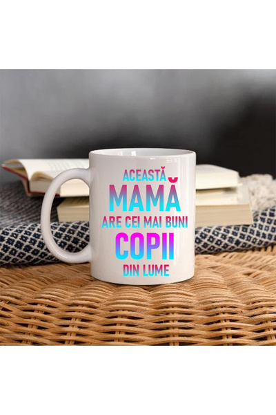 OEM Εξατομικευμένη λευκή κούπα αυτή η μαμά έχει τα καλύτερα παιδιά στον κόσμο...