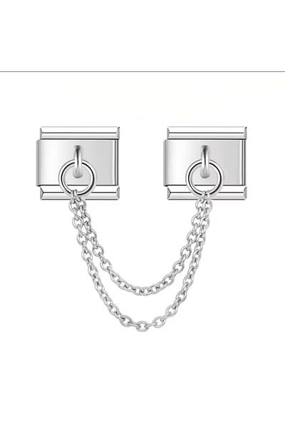 RoseCo00 Italian Steel Bracelet Charm