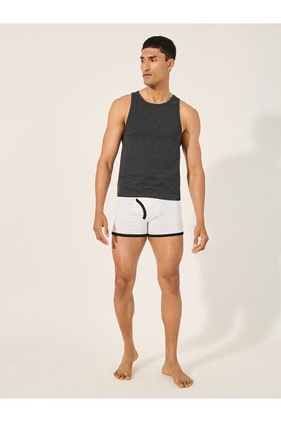 Styli Cotton Stretch Round Neck Vest