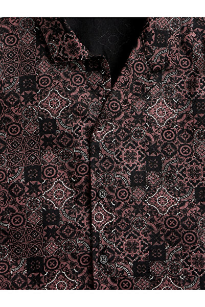 Stylo Bug By Styli Boys Brown Rayon Short Sleeve Shirt and Shorts Set