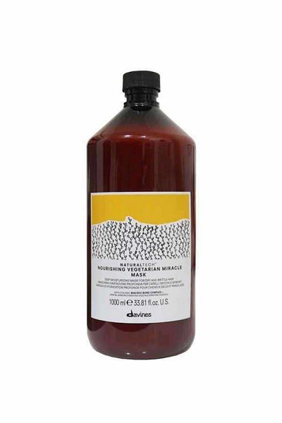 Davines Damaged Dry Hair Moisturizing Mask - Nourishing Vegetarian Miracle 1000 Ml