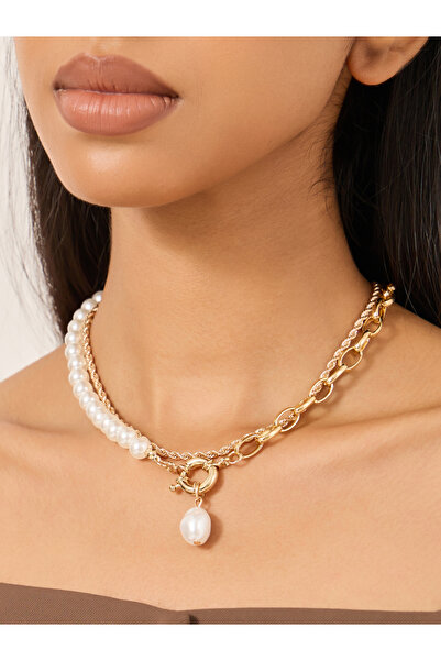 Styli مجموعة قلادات اللؤلؤ متعددة الطبقات