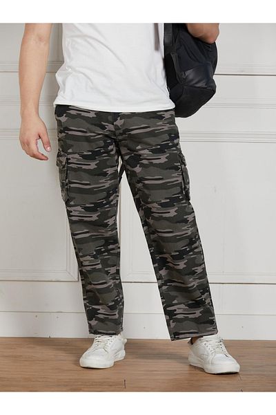 Dennis Lingo By Styli Mid Rise Fit Ankle Length Camouflage Pants