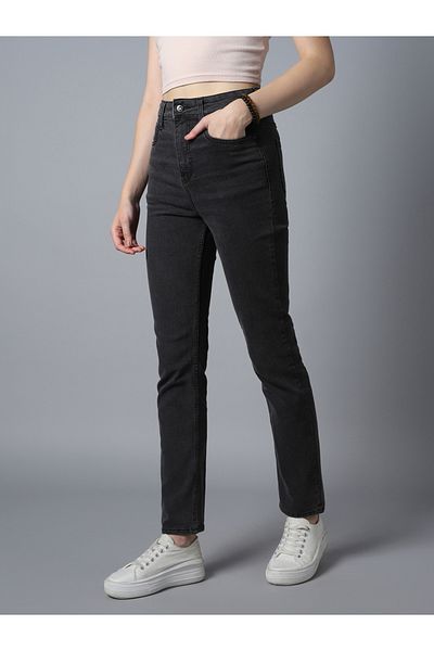 High Star By Styli High Rise Ankle Length Jeans