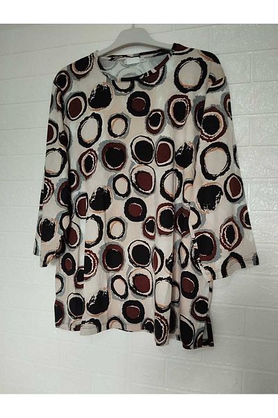 anne moda ankara Very Large Size Velisyon Viscose Summer, Long Sleeves