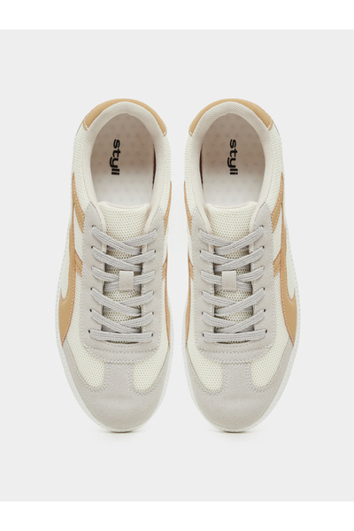 Styli Color Block Lace Up Sneakers