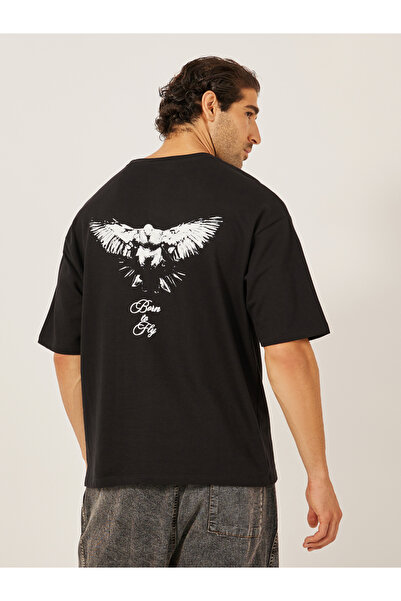 Styli Graphic Print Oversized T-Shirt