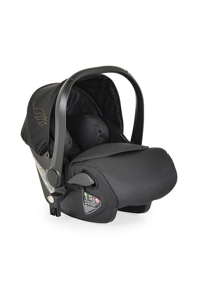 OEM Scaun Auto Bebe tip scoica, Cangaroo Ellada Negru, centura de siguranta in 3 puncte, Varsta 0 luni+