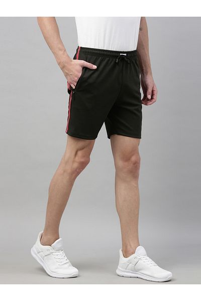 Bushirt By Styli Side Tape Regular Fit Shorts with Drawstring