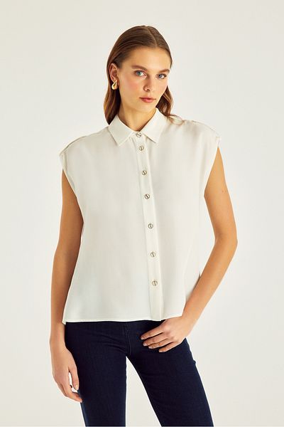 Naramaxx Epaulette Sleeveless Shirt