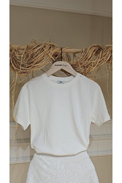 MODA تيشيرت أبيض أساسي