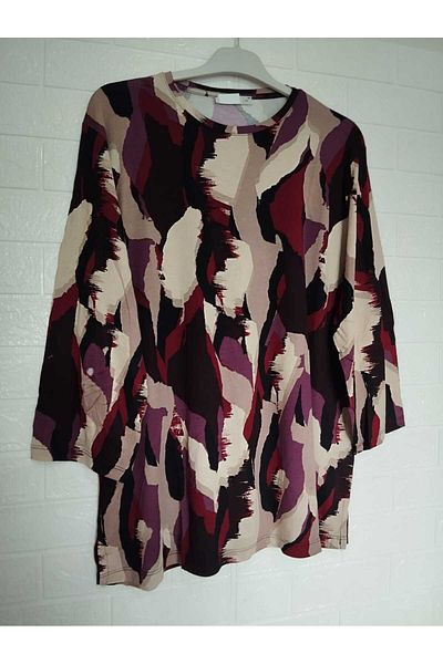 anne moda ankara Very Large Size Velisyon Viscose Summer, Long Sleeves