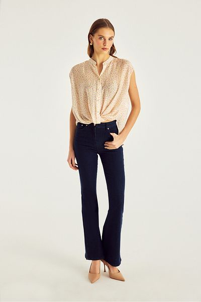 Naramaxx Twist Detailed Front Shirt