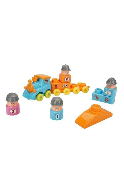 PİLSAN 33 Piece My First Train Block Set