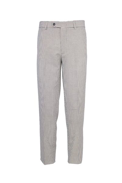 Kardelen İş Elbiseleri Houndstooth Classic Flato Men's Pants with Pockets Business and General Use