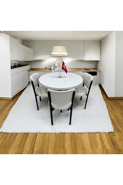 ROYALİSA TABLE CHAİR ROYALİSA LUNA 4 KİŞİLİK MUTFAK MASA SANDALYE TAKIMI