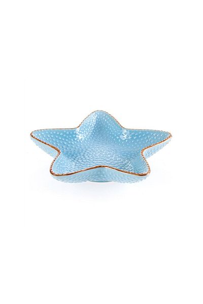 Paşabahçe Ceramic Plate - Starfish Pattern