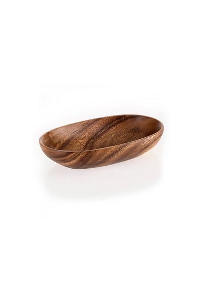 Paşabahçe Oval Wooden Serving Plate