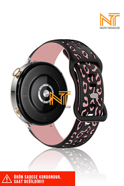 Nezih Case Huawei Watch Gt-gt2-gt3 42mm Ve Elegant 20mm Uyumlu A Kalite Leopa...