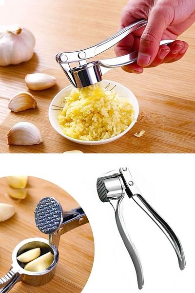 FBZhome Stainless Steel Pliers Garlic Crusher