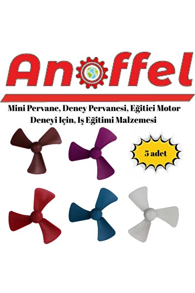 Anoffel Mini Pervane, Deney Pervanesi,Motor Deneyi için, iş Eğitimi Malzemesi...