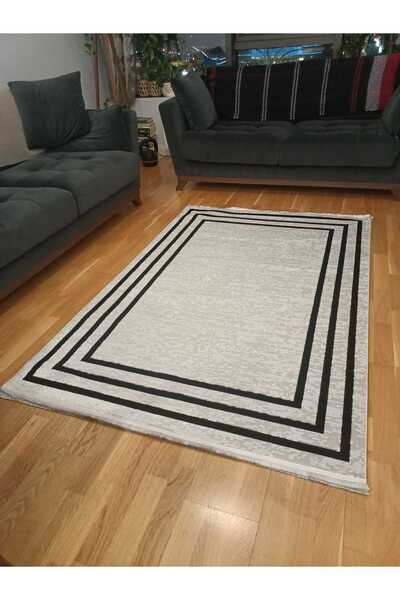 WAHSHE Saten Bambu Makinede Yıkanabilir Parlak Kadife Saten Salon Koridor Mut...