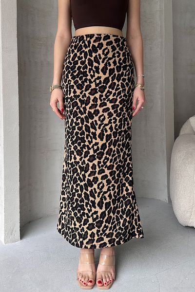 EYYE Μακριά μπούκλα μολύβι με σχέδιο Leopard