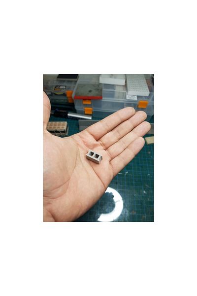 GİT3D 3d- Brick Molds 1:20 Scale For Diorama And Miniature Constructions
