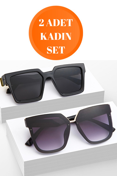 Dio Armati قطعتان من النظارات الشمسية النسائية للموسم الجديد مع حماية من الأش...