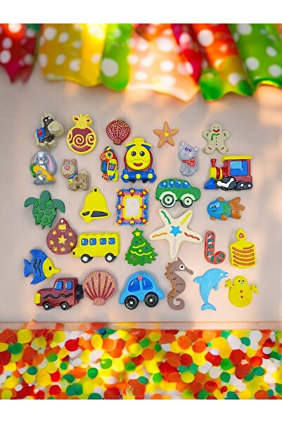 sharp&art Taş Boyama Anne-çocuk Etkinliği, 30 Parça Taş Boyama Seti, 9 Renk Boya Seti, El, Beyin Için Aktivite