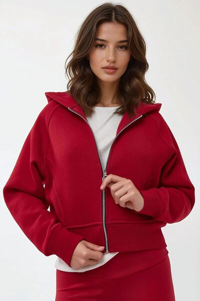 Hiccup Rahat Kesim Kapüşonlu Fermuarlı Hoodie