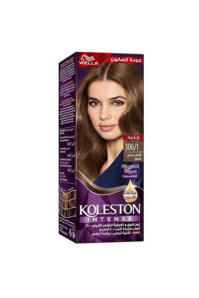 Wella Koleston Intense Hair Dye, Dark Ash Blonde - 306/1