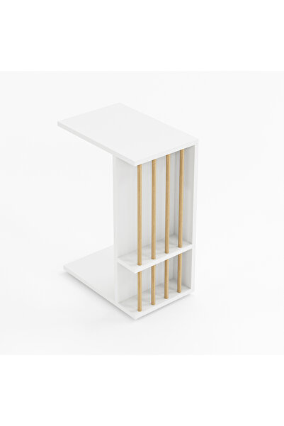 interGO Magazine Side Table - White